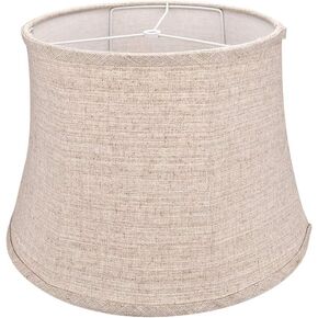 Bell Lamp Shade, TOOTOO STAR 7" x 15" x 10.5" Royal Style Spider Lamp Shade, Home Decor Beige Floor Lamp Table Lamp Shade
