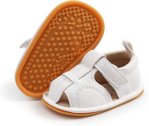 RVROVIC Baby Boys Girls Sandals Premium Infant Summer Outdoor Shoes PU Lightweight Soft Anti-Slip Sole Toddler Prewalker in Saudi Arabia