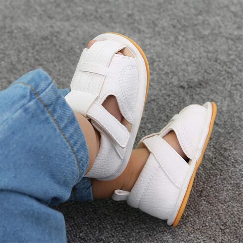 RVROVIC Baby Boys Girls Sandals Premium Infant Summer Outdoor Shoes PU Lightweight Soft Anti-Slip Sole Toddler Prewalker in Saudi Arabia