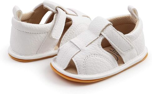 RVROVIC Baby Boys Girls Sandals Premium Infant Summer Outdoor Shoes PU Lightweight Soft Anti-Slip Sole Toddler Prewalker in Saudi Arabia