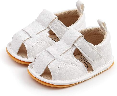 RVROVIC Baby Boys Girls Sandals Premium Infant Summer Outdoor Shoes PU Lightweight Soft Anti-Slip Sole Toddler Prewalker in Saudi Arabia