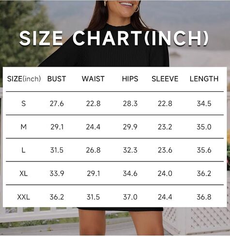Lueluoye Maternity Sweater Dress for Pregnant Women Turtleneck Puff Sleeve Knit Slim Fit Bodycon Mini Dress in Kuwait