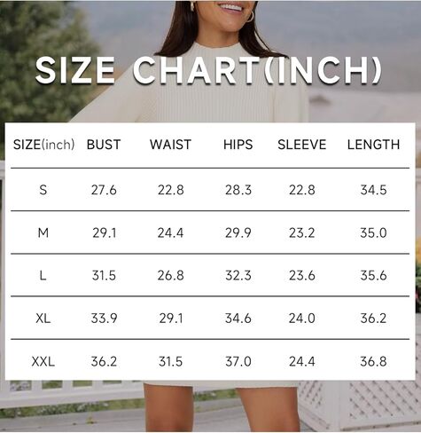 Lueluoye Maternity Sweater Dress for Pregnant Women Turtleneck Puff Sleeve Knit Slim Fit Bodycon Mini Dress in Kuwait