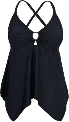 ملابس سباحة تانكيني للسيدات من Firpearl ملابس سباحة متواضعة من الخلف ومقاس كبير in Kuwait