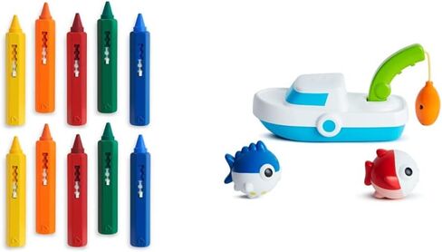 مجموعة ألعاب الأطفال الصغار للاستحمام من Munchkin® Draw™ وDeep Sea Fishin'™ Bath in Saudi Arabia