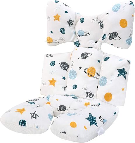 Baby Seat Pad Liner for Stroller–Soft and Breathable，3D Air Mesh Cotton Universal Baby Stroller Cushion (Black Bear) in Kuwait