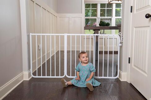 ملحق بوابة الأطفال Cardinal Gates BX2 - يناسب بوابات الأمان Cardinal Gates - امتداد بوابة الكلاب بعرض 21.75 بوصة - أبيض in Kuwait