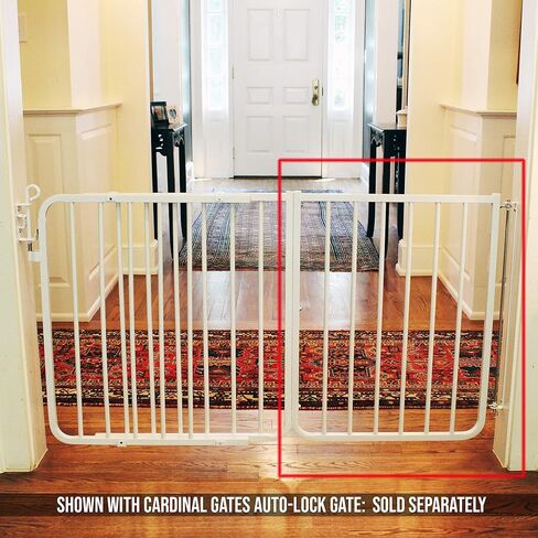 Cardinal Gates 21.75" Extension for Stairway Special Gate and Auto Lock Gate, Black in Kuwait