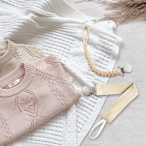 مشابك مصاصة دولودولو للأولاد والبنات، مشابك بينكي للعضاضة مصنوعة يدويًا، حامل لهاية حديث، مشبك مصاصة شائع لمجموعة استحمام اللهاية للجنسين (5 عبوات) in Kuwait