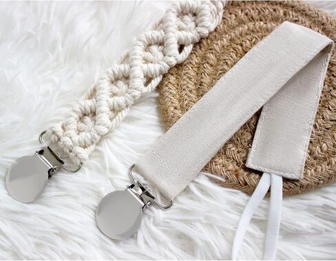 مشابك مصاصة دولودولو للأولاد والبنات، مشابك بينكي للعضاضة مصنوعة يدويًا، حامل لهاية حديث، مشبك مصاصة شائع لمجموعة استحمام اللهاية للجنسين (5 عبوات) in Kuwait