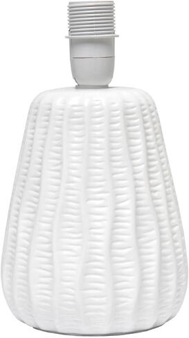 تصاميم بسيطة LT1138-GRY 11.02 "مصباح مكتب طاولة بجانب السرير بتصميم صغير تقليدي وحديث مصنوع من السيراميك مع غطاء من القماش المطابق لديكور المنزل، وغرفة النوم، ومنضدة، وغرفة المعيشة، والمدخل، رمادي in Kuwait
