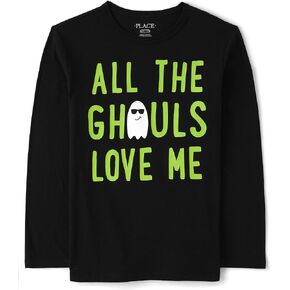 The Children's Place Baby Boys' Long Sleeve Halloween Graphic T-Shirt in Kuwait
