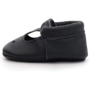 BirdRock Baby Mary Jane Moccasins - Genuine Leather Soft Sole Baby Girl Shoes for Newborns, Infants, Babies, and Toddlers