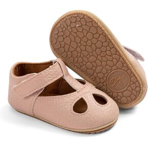 GAISUMMI Baby Girls Shoes Infant Hollowed Style Mary Jane Flats Non-Slip Soft Sole Sandals Toddler First Walkers