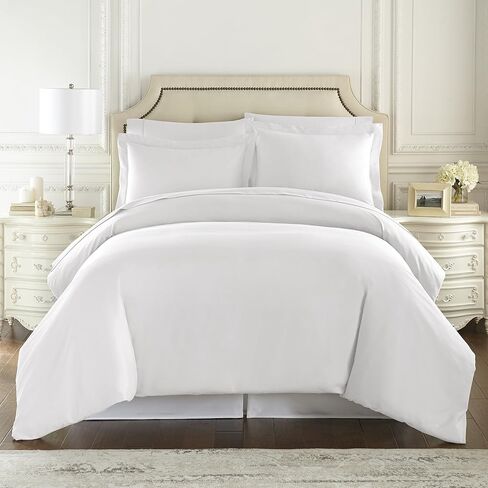 HC COLLECTION Duvet Cover - Biege Queen Size Duvet Cover - 3 Piece Soft Breathable Microfiber Duvet Cover Set with Zipper Closure & 2 Pillow Shams in Saudi Arabia