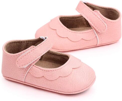 حذاء LZSYC للفتيات الصغيرات Mary Jane Flat مضاد للانزلاق بفيونكة للأطفال الصغار in Kuwait