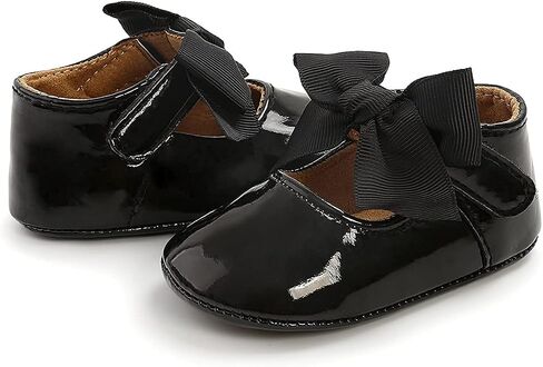 Baby Shoes Mary Jane Flats Non Slip Soft Sole Infant Toddler Sneakers First Walkers Party Christmas Dress Shoes in Saudi Arabia