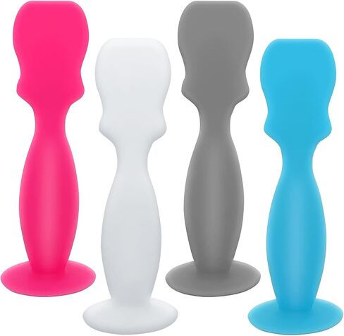 ملعقة كريم حفاضات الأطفال من KHTD، 4 عبوات من ملاعق معجون مؤخرة الأطفال مصنوعة من السيليكون الناعم، فرشاة كريمية صغيرة للطفح الجلدي للأطفال حديثي الولادة in Kuwait