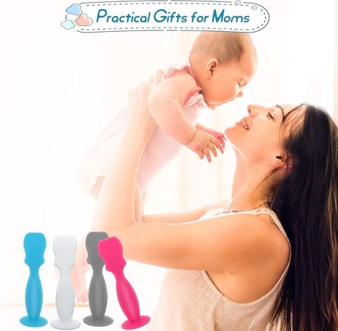 ملعقة كريم حفاضات الأطفال من KHTD، 4 عبوات من ملاعق معجون مؤخرة الأطفال مصنوعة من السيليكون الناعم، فرشاة كريمية صغيرة للطفح الجلدي للأطفال حديثي الولادة in Kuwait