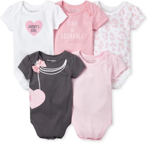 The Children's Place baby-girls 5 Piece Short Sleeve Layette Set in Saudi Arabia