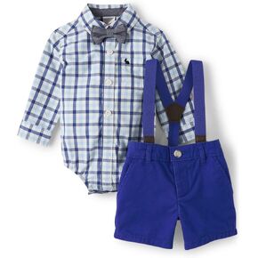 Gymboree baby-boys Long Sleeve Bodysuit and Chino Shorts Set