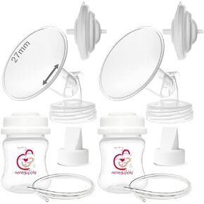 أجزاء مضخة Nenesupply 19 مم متوافقة مع Spectra S2 Spectra S1 9 Plus مضخة الثدي استبدال أجزاء مضخة Spectra استبدال ملحقات Spectra S2 شفة صمام منقار البط حامي التدفق الخلفي in Kuwait