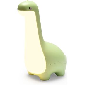 Dinosaur Night Light for Kids,Nursery Light with Animal Shape for Baby Room, Rechargeable Bedside Dinosaur Lamps,Kawaii Room Decor for Teenager Boy and Girl