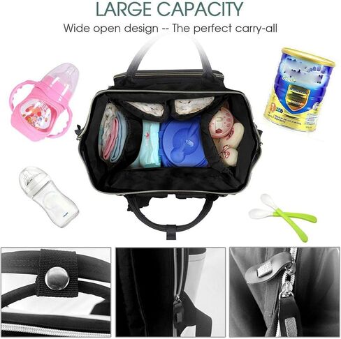 Diaper Bag Mommy Backpack Multifunctional Large Capacity Baby Travel Care Bag in Saudi Arabia