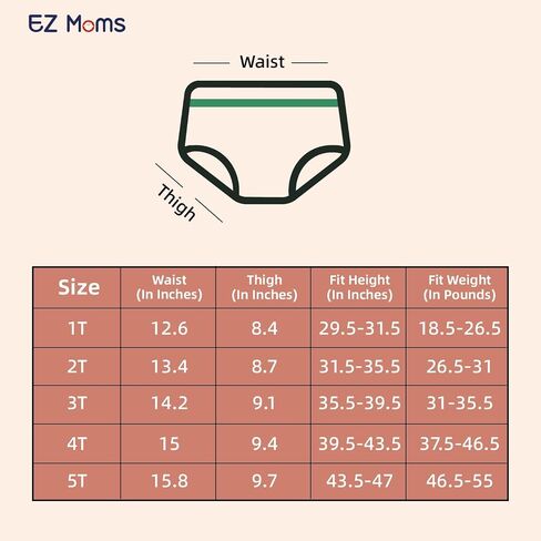 EZ Moms 10 Pack Boys Diaper Covers Plastic Training Pants for Toddlers Reusable Plastic Underwear Covers for Potty Training Breathable Rubber Pants for Babies Soft Waterproof Diaper Cover for Boys 3T in Saudi Arabia