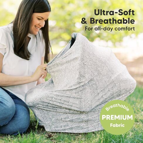 Car Seat Covers for Babies - Nursing Cover, Baby Car Seat Cover, Nursing Covers for Breastfeeding, Carseat Cover Girls, Boy, Breastfeeding Cover, Infant Car Seat Cover, Stroller Cover (Arcadia) in Kuwait