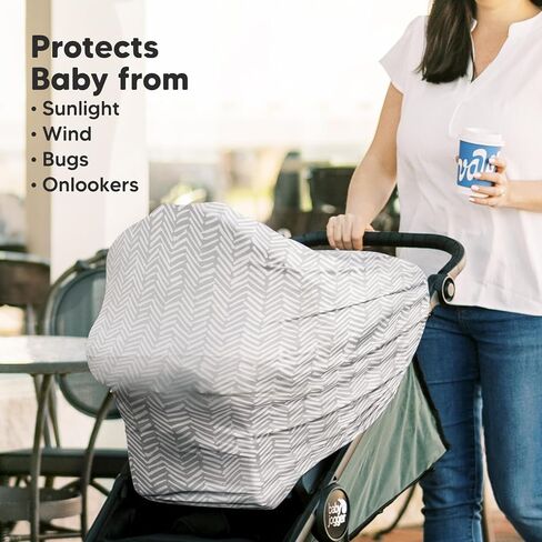 Car Seat Covers for Babies - Nursing Cover, Baby Car Seat Cover, Nursing Covers for Breastfeeding, Carseat Cover Girls, Boy, Breastfeeding Cover, Infant Car Seat Cover, Stroller Cover (Arcadia) in Kuwait