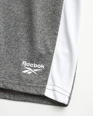 Reebok Boys' Active Shorts Set - 2 Pack Short Sleeve Performance Dry Fit T-Shirt and Gym Shorts (Toddler/Boys) in Saudi Arabia