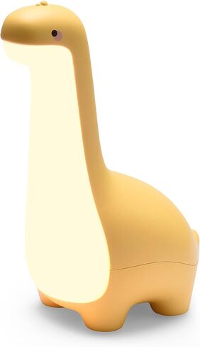 Dinosaur Night Light for Kids,Nursery Light with Animal Shape for Baby Room, Rechargeable Bedside Dinosaur Lamps,Kawaii Room Decor for Teenager Boy and Girl in Saudi Arabia