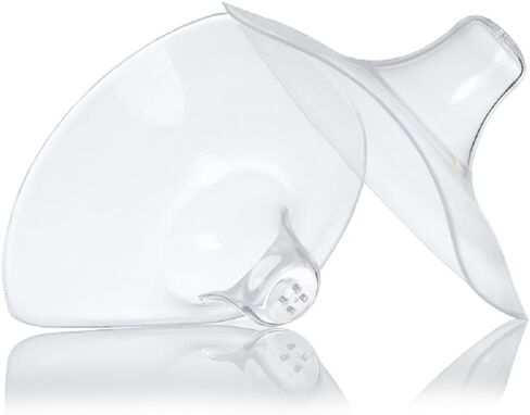 درع من السيليكون مع حقيبة حمل للأمهات المرضعات (20 مم، عبوتان)، شكل صدر تقليدي وتصميم 4 فتحات، منقذ للحياة من أجل مزلاج مؤقت على الصعوبات in Kuwait