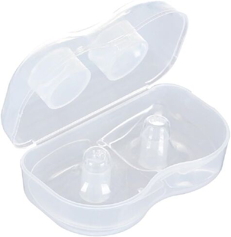 درع من السيليكون مع حقيبة حمل للأمهات المرضعات (20 مم، عبوتان)، شكل صدر تقليدي وتصميم 4 فتحات، منقذ للحياة من أجل مزلاج مؤقت على الصعوبات in Kuwait