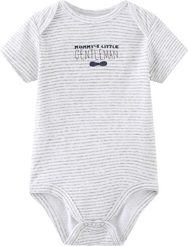Kiddiezoom Unisex Baby 5-Pack Short-Sleeve Bodysuit in Kuwait