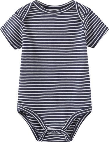 Kiddiezoom Unisex Baby 5-Pack Short-Sleeve Bodysuit in Kuwait