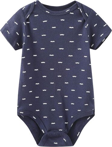 Kiddiezoom Unisex Baby 5-Pack Short-Sleeve Bodysuit in Kuwait