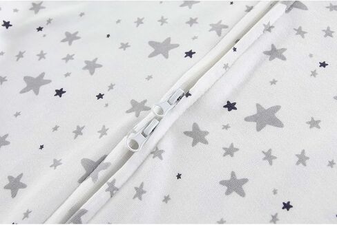 MAMIMAKA Newborn Baby Boy Girls Clothes 2-Way Zip Footed Cotton Bodysuit 3-Pack Long Sleeve Outfits 0-12Months in Saudi Arabia