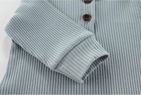 ZAV Solid Unisex Baby Boy Girl Rompers 2 Pack Long Sleeve Jumpsuits Infants Clothes Outfits in Saudi Arabia