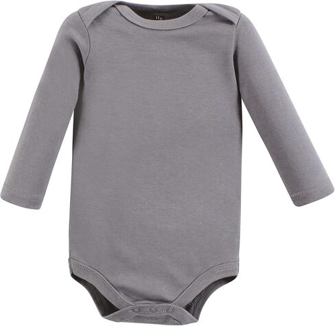 Hudson Baby Unisex Baby Cotton Long-Sleeve Bodysuits, Brown Bear 7-Pack, 9-12 Months in Saudi Arabia