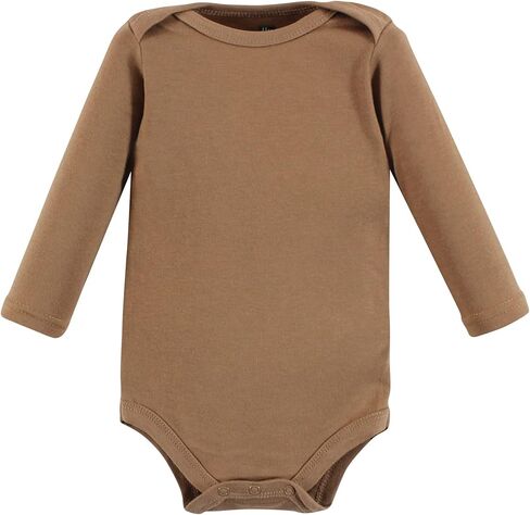 Hudson Baby Unisex Baby Cotton Long-Sleeve Bodysuits, Wild Buffalo 7-Pack, 18-24 Months in Saudi Arabia