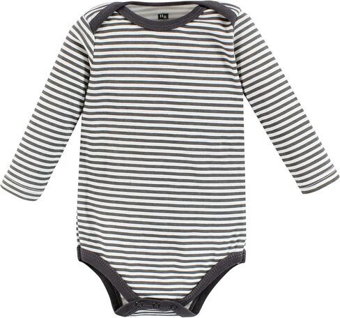 Hudson Baby Unisex Baby Cotton Long-Sleeve Bodysuits, Wild Buffalo 7-Pack, 18-24 Months in Saudi Arabia