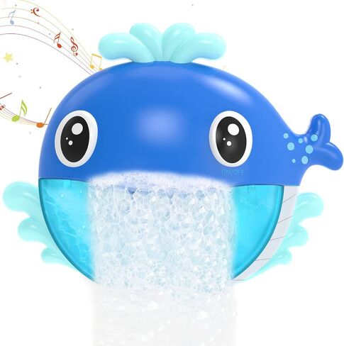 Bath Toys, Bath Bubble Maker, Bathtub Bubble Machine Whale, Bath Time Toys for Toddlers, 1000+ Bubbles Per Minute, 12 Children’s Songs, Baby Shower Toy, Gift for Kid Boy Girl in Saudi Arabia