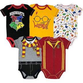 Warner Bros. Harry Potter Baby Boys' 5-Pack Bodysuits Hogwarts Gryffindor in Kuwait