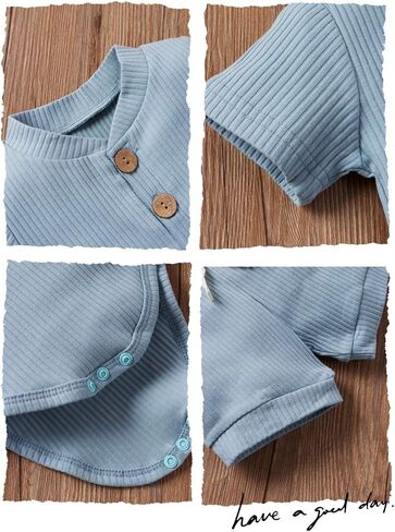 MA&BABY Newborn Baby Boy Clothes Ribbed Knit Stripe Romper Solid Shorts Set | Infant Boys Summer Outfits 0 3 6 9 12 18 Months, Short Sleeve, Checkered, Cute Soft Cotton 2Pcs Clothing Set in Saudi Arabia