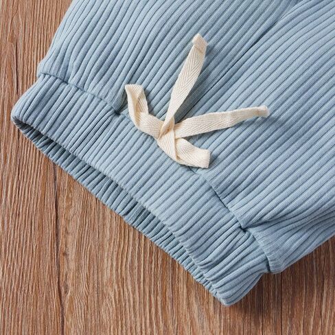 MA&BABY Newborn Baby Boy Clothes Ribbed Knit Stripe Romper Solid Shorts Set | Infant Boys Summer Outfits 0 3 6 9 12 18 Months, Short Sleeve, Checkered, Cute Soft Cotton 2Pcs Clothing Set in Saudi Arabia