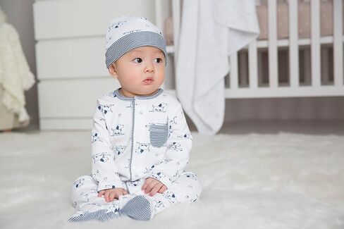 Little Me baby-boys Footie and Hat in Saudi Arabia