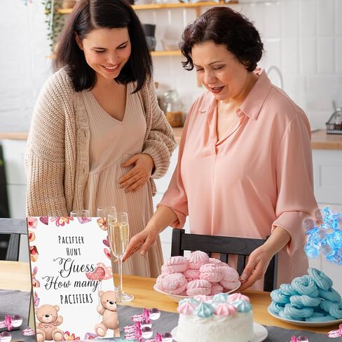 ألعاب صيد اللهاية، الدببة اللطيفة لهاية الأطفال، لافتة خشبية و100 لهاية أطفال من الأكريليك، مجموعة هدايا لعبة استحمام الطفل للأولاد والبنات in Kuwait