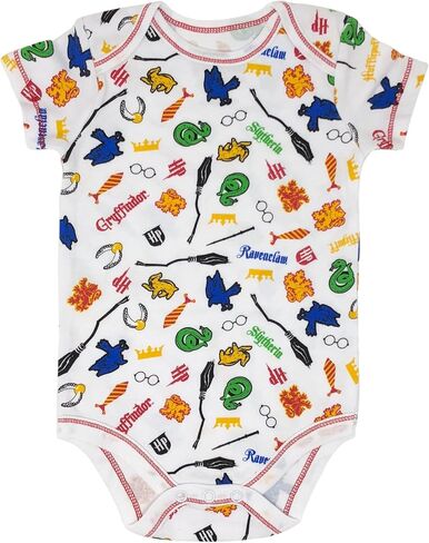 Warner Bros. Harry Potter Baby Boys' 5-Pack Bodysuits Hogwarts Gryffindor in Saudi Arabia
